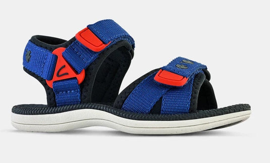 Clarks Kids Finn Sandals - Blue-Red