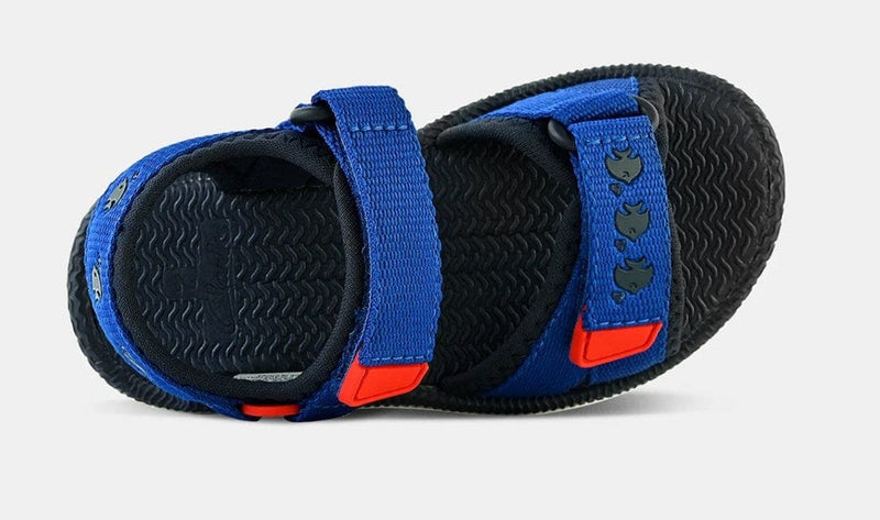 Load image into Gallery viewer, Clarks Kids Finn Sandals - Blue-Red
