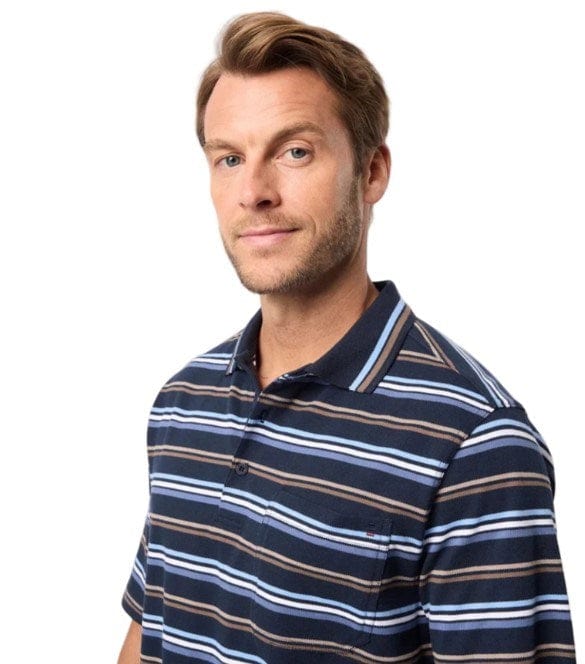 Load image into Gallery viewer, Breakaway Mens Cormac Cotton Pique Polo
