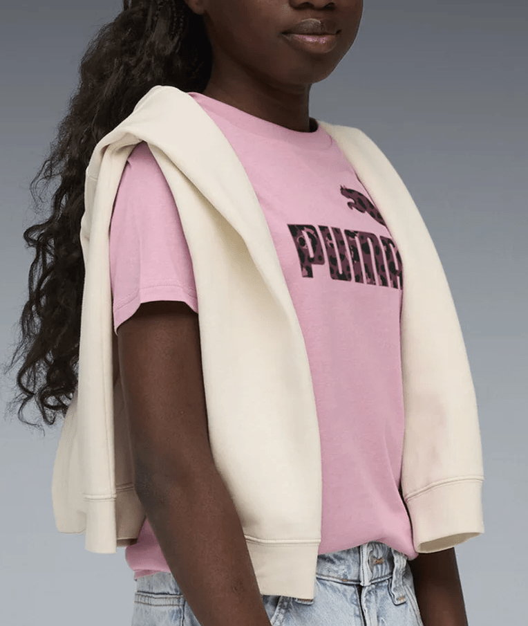 Load image into Gallery viewer, Puma Womens Essential Graphic Animal Graphic Girl Sports Tee
