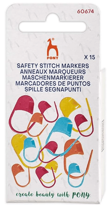 Pony Plastic Safety Stitch Markers - Assorted Sizes