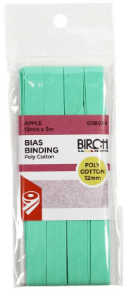 Load image into Gallery viewer, Birch Bias Binding Poly Cotton (12mm x 5m)
