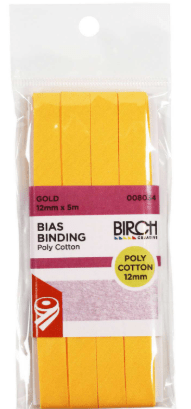 Load image into Gallery viewer, Birch Bias Binding Poly Cotton (12mm x 5m)

