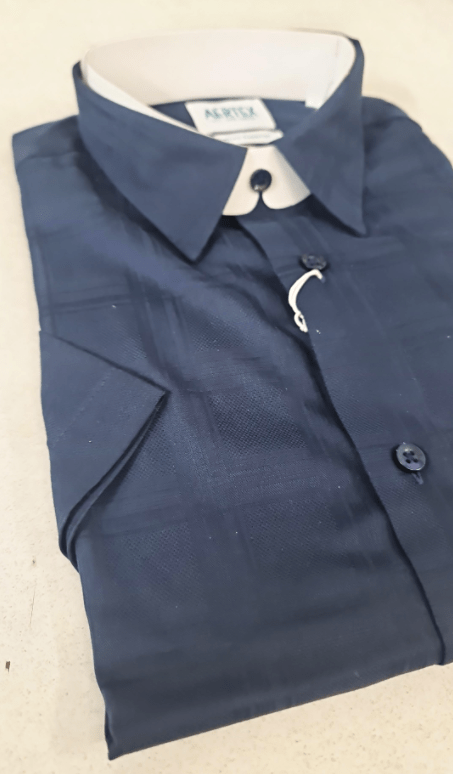 Load image into Gallery viewer, Aertex Mens Somerset FYU182 Cotton Shirt - Navy
