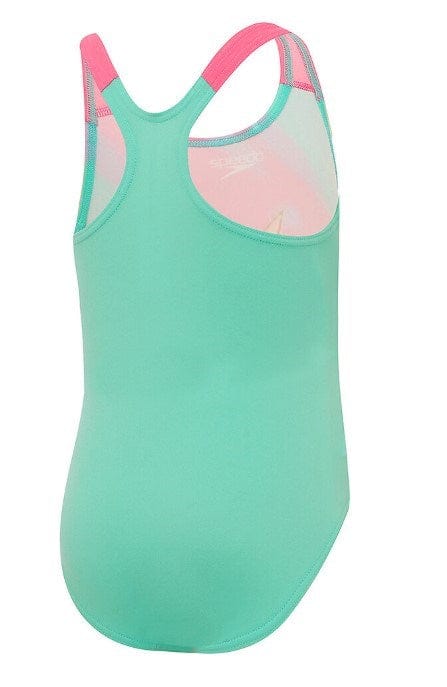Speedo Girls Placement Swimsuit One Piece