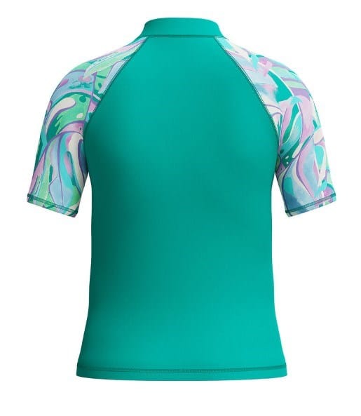 Speedo Girls Printed Short Sleeve Sun Top