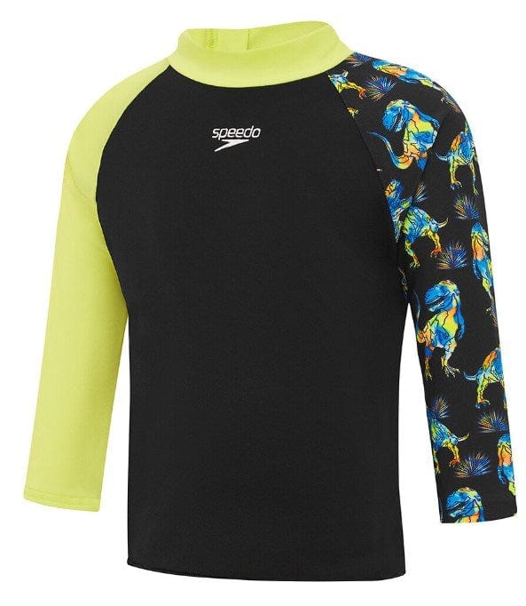 Speedo Boys Dinosaur Long Sleeve Rash Top