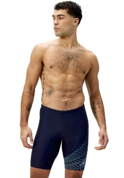 Load image into Gallery viewer, Speedo Mens Medley Logo Jammer
