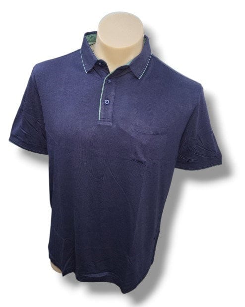 Bridgeport Mens Polo Shirt - Indigo