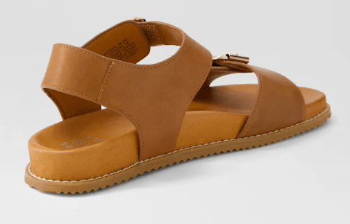 Ziera Womens Hastice Leather Sandals - Tan