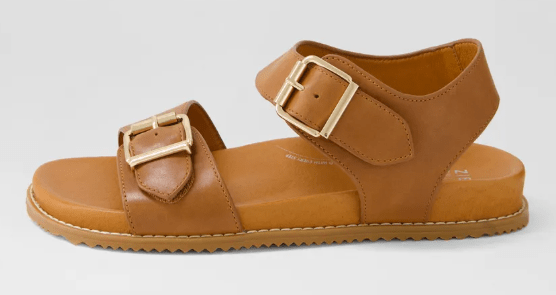 Load image into Gallery viewer, Ziera Womens Hastice Leather Sandals - Tan
