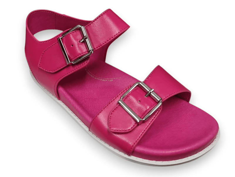 Load image into Gallery viewer, Ziera Womens Hastice Leather Sandals - Fuchsia
