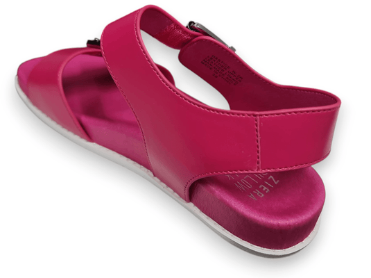 Ziera Womens Hastice Leather Sandals - Fuchsia