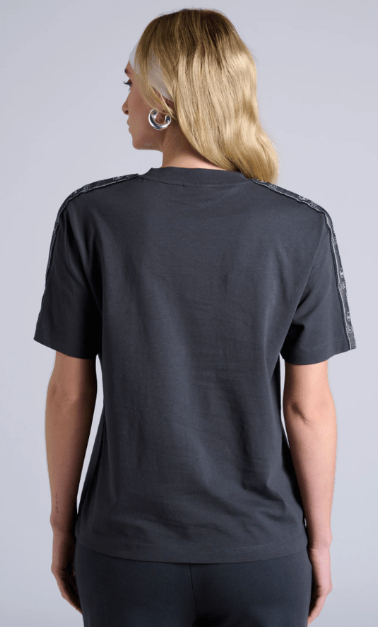 Champion Womens Lux Taping Tee - La Femme Nikita