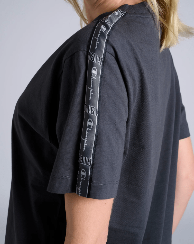 Load image into Gallery viewer, Champion Womens Lux Taping Tee - La Femme Nikita
