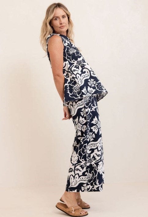 Load image into Gallery viewer, See Saw Womens Linen Palazzo Pants
