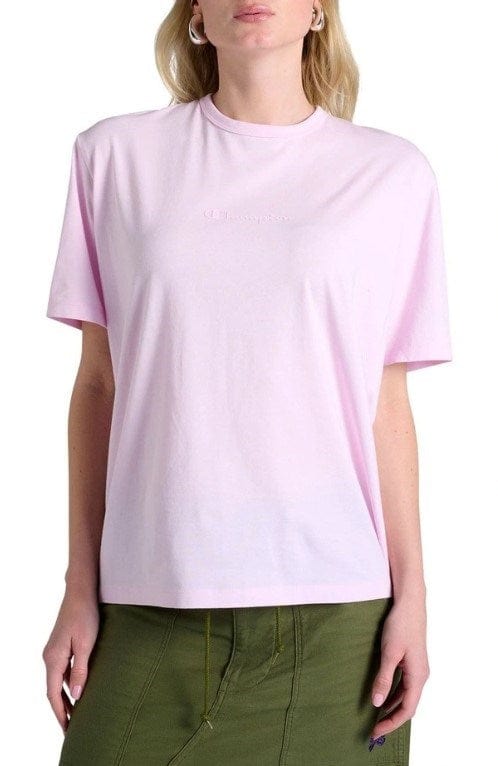 Champion Womens Tonal Short Sleeve Tee - Model Pink