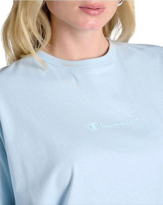 Champion Womens Tonal Short Sleeve Tee - Silence Blue