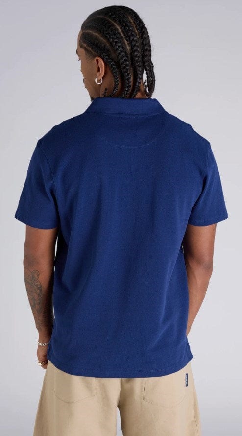 Champion Mens Script Pique Polo Shirt - Navy