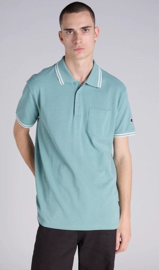 Champion Mens Sripe Polo Shirt