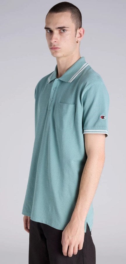 Load image into Gallery viewer, Champion Mens Sripe Polo Shirt
