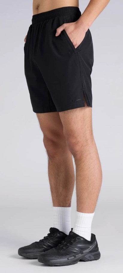 Load image into Gallery viewer, Champion Mens Leg C-FIT Woven Run Short - Black
