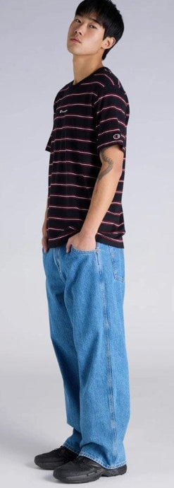 Champion Mens Script Stripe Tee