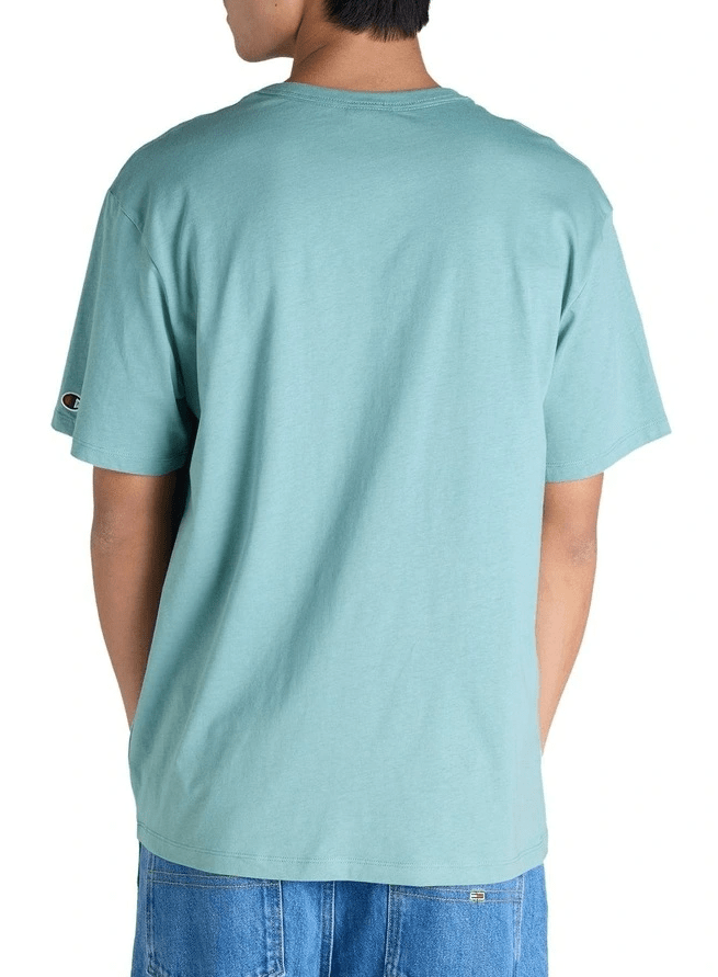 Load image into Gallery viewer, Champion Mens Puff Script Short Sleeve Tee - Blue
