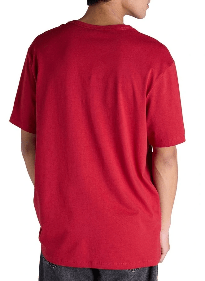 Load image into Gallery viewer, Champion Mens Puff Script Short Sleeve Tee - Cardinal Red
