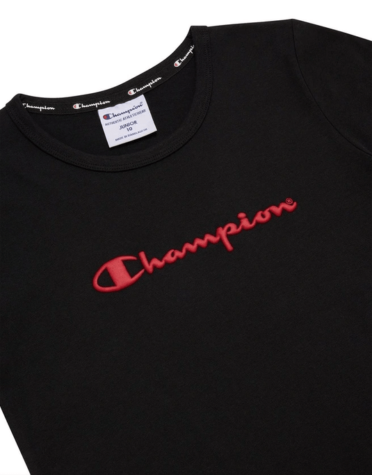 Champion Mens Puff Script Sleeveless Tank Top - Black