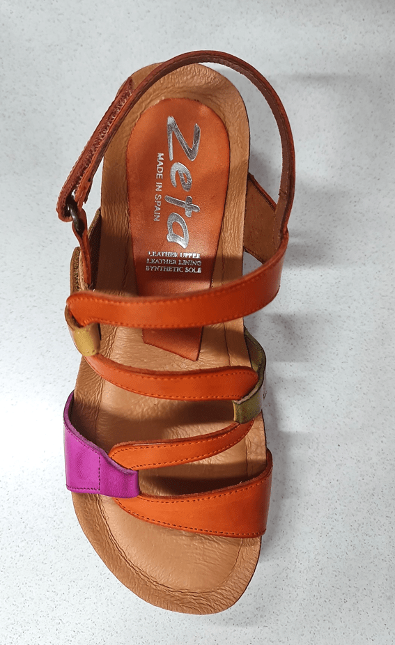 Load image into Gallery viewer, Zeta Womens Osina Multicolor Sandal
