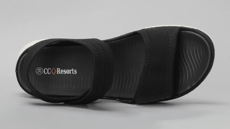 Load image into Gallery viewer, CC Resorts Womens Ram Sandals - Black
