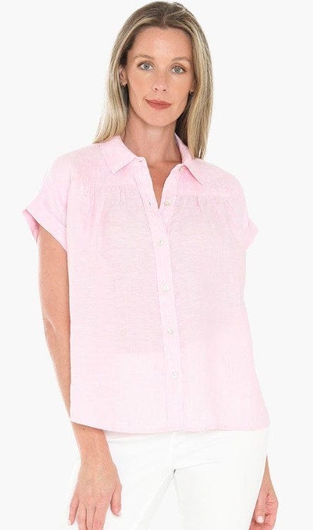 Load image into Gallery viewer, Jump Womens Gather Short Sleeve Shirt
