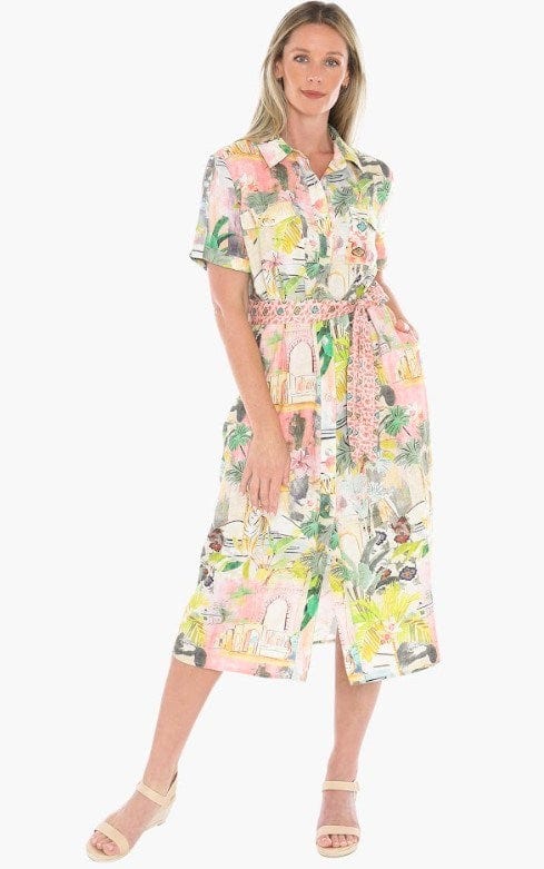 Load image into Gallery viewer, Jump Tiger Island Tie Dress
