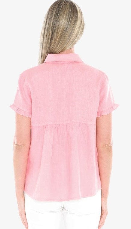 Load image into Gallery viewer, Jump Womens Pigment Ruffle Shirt
