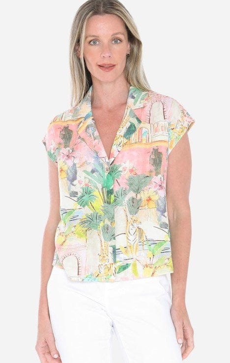 Load image into Gallery viewer, Jump Womens Tiger Island Top

