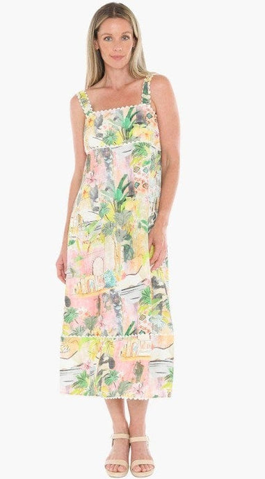 Jump Womens Tiger Island Ric-Rac Dress