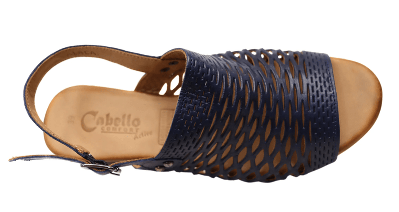 Load image into Gallery viewer, Cabello Comfort Womens Alaca Shoes - Navy
