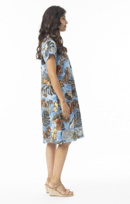 Load image into Gallery viewer, Orientique Womens Lima Blue Dress Patch
