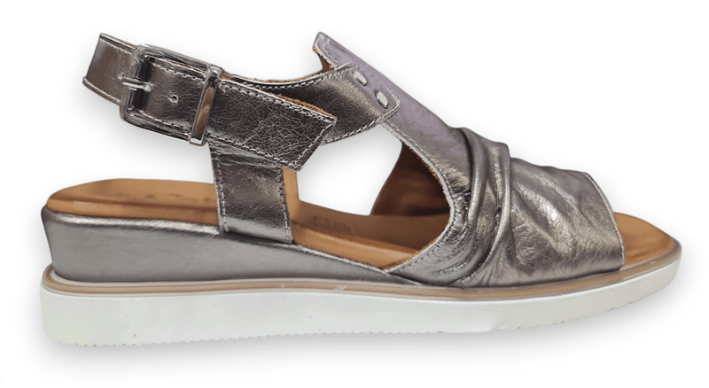 Load image into Gallery viewer, Cabello Comfort Womens Alfie Shoe - Pewter
