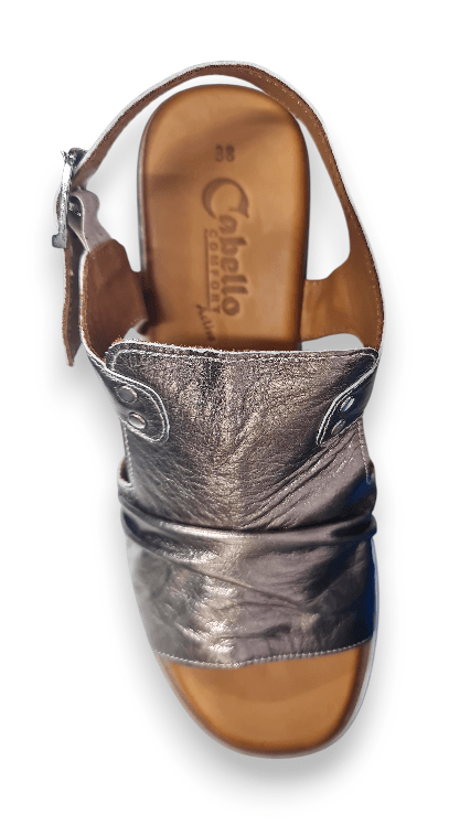 Load image into Gallery viewer, Cabello Comfort Womens Alfie Shoe - Pewter
