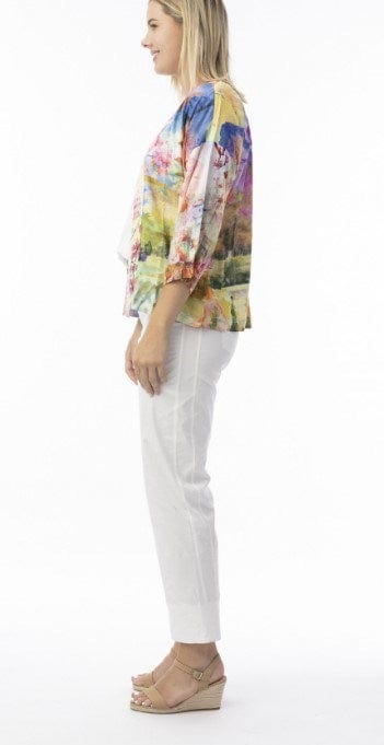 Load image into Gallery viewer, Orientique Womens Digital Top Boxy -Scenic
