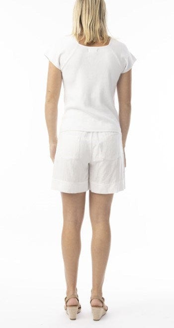 Orientique Womens Knit Essentials Top Squareneck
