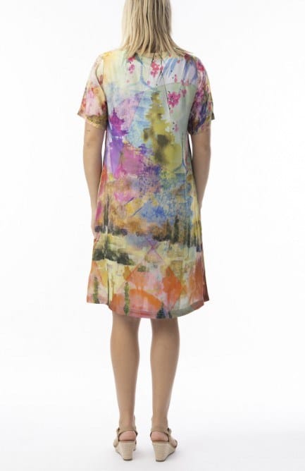 Orientique Womens Digital Print Shift Dress - Scenic