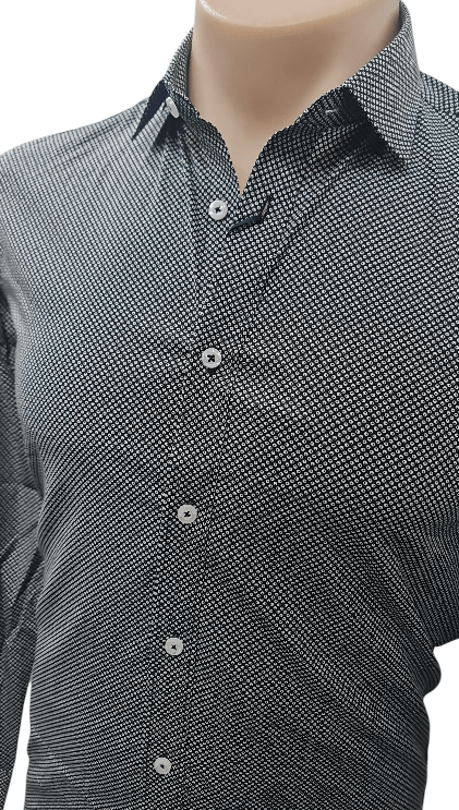 Load image into Gallery viewer, Brooksfield Mens Cotton Stretch Performance Regular Fit Shirt - Black
