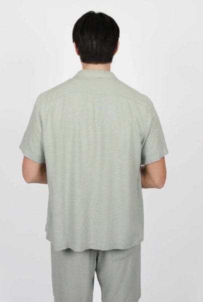 Load image into Gallery viewer, James Harper Mens Short Sleeve Cuban Collar Shirt
