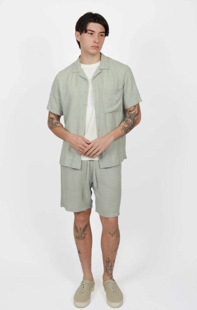 Load image into Gallery viewer, James Harper Mens Short Sleeve Cuban Collar Shirt
