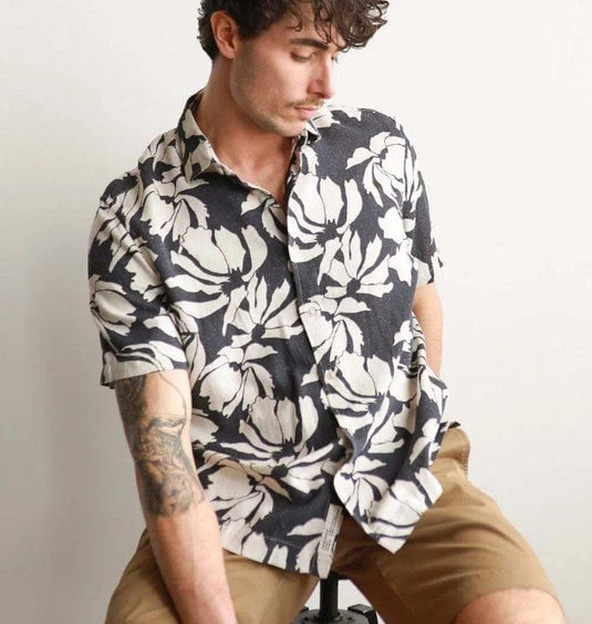 James Harper Mens Puerto Rico Linen Shirt