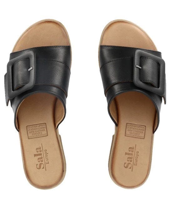 Load image into Gallery viewer, Sala Womens Miley Slides - Black
