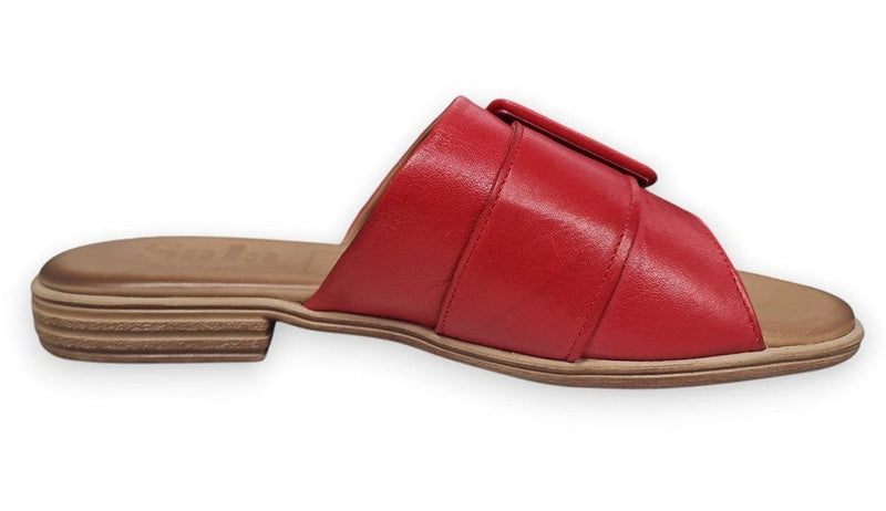 Load image into Gallery viewer, Sala Womens Miley Slides - Blood Red
